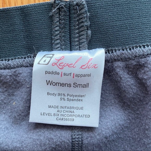 Level Six Paddle/Surf Apparel Thermal Pants Small - Picture 5 of 5